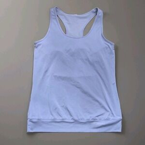 Under Armour Racerback Tank Women's M Lavender HeatGear Athletic Running Workout